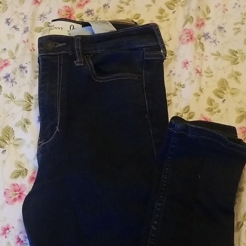 Abercrombie highrise skinny jeans 0/25